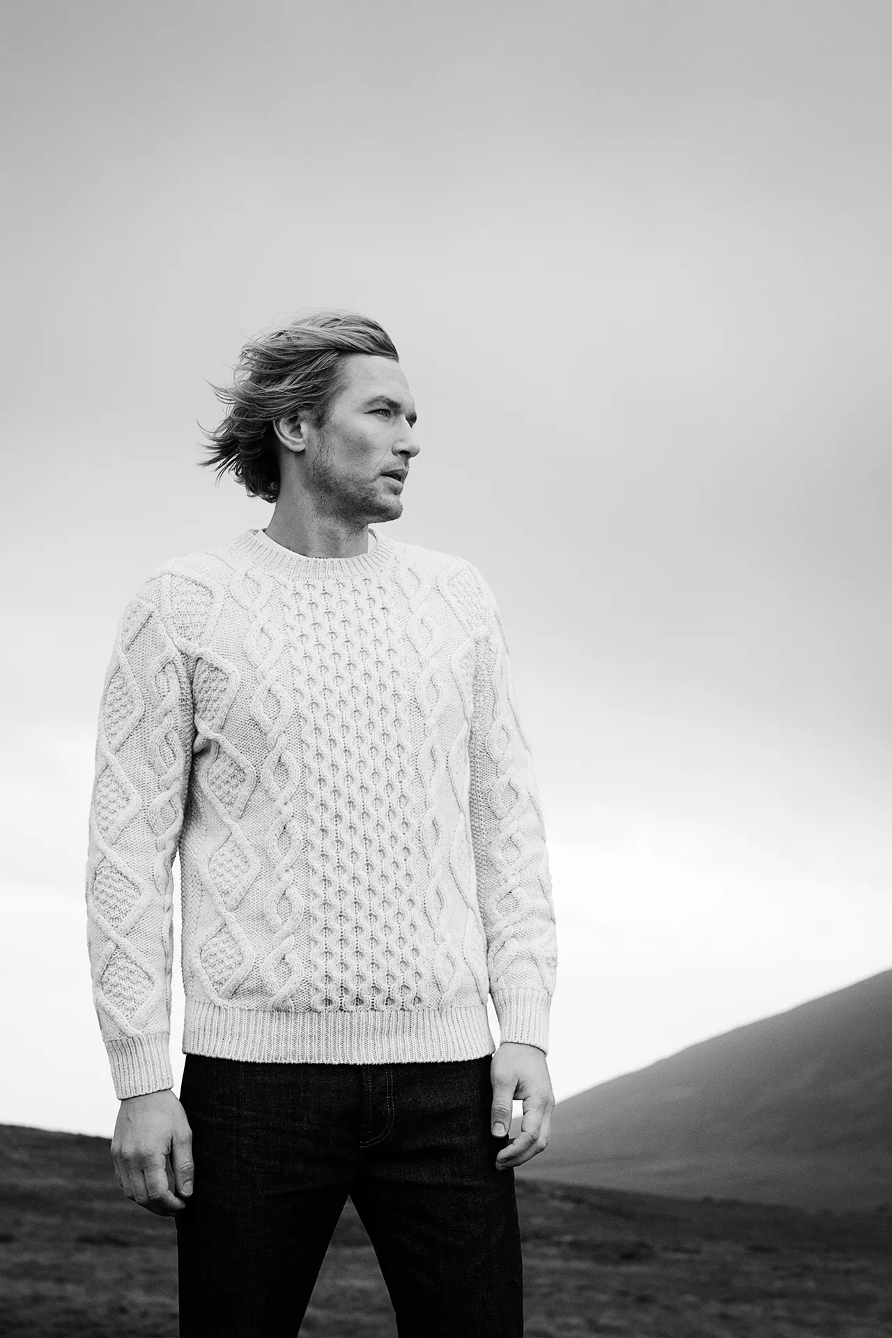 Heritage Brand Photography Knitwear Fisherman Out Of Ireland