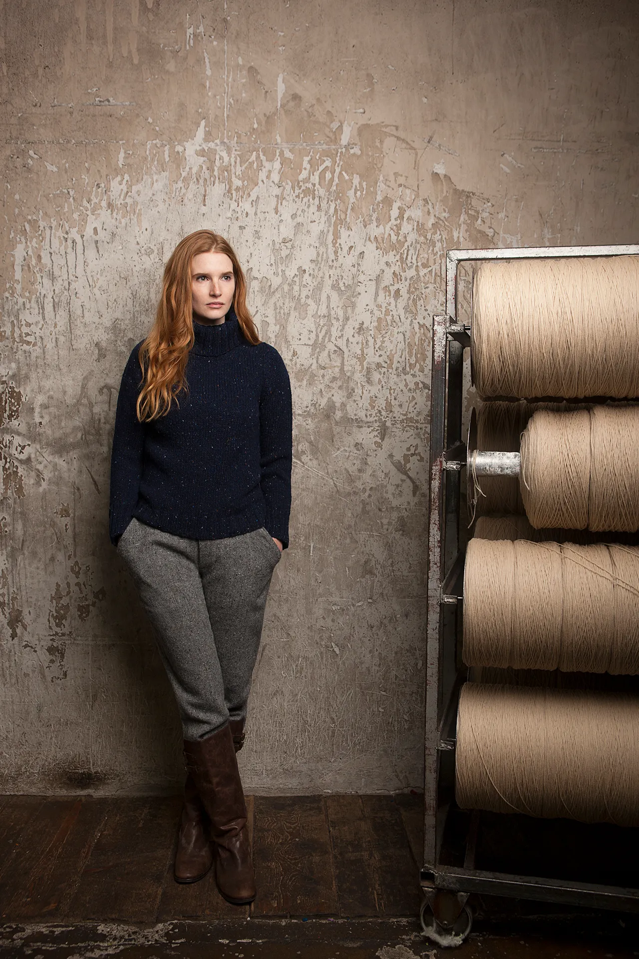 Heritage Brand Photography Knitwear Fisherman Out Of Ireland